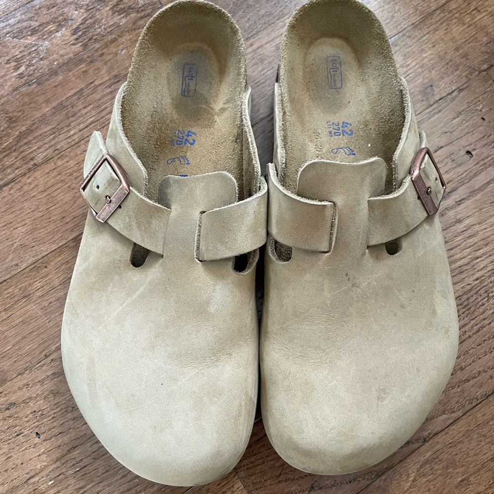 Birkenstock Boston Oiled Leather Tobacco Brown 42